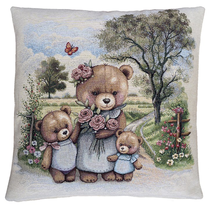 1353b_45x45 kh gobelin mama baer mit kindern_gross